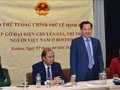 Phó Thủ tướng Lê Minh Khái tại cuộc gặp với đại diện trí thức Việt kiều tiêu biểu