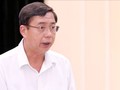 Thiếu tướng Trần Đình Chung, Phó Cục trưởng Cục An ninh chính trị nội bộ, Bộ Công an, thông tin tại họp báo. Ảnh: MOET.