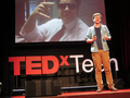 Erik Finman phát biểu trong chương trình TEDx năm 2014. Ảnh: Business Insider