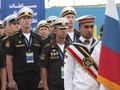 Binh sỹ hải quân Nga và Iran tham gia cuộc thi lặn năm 2018 tại Nowshahr, tỉnh Mazandaran, Iran (Ảnh: Newsweek)