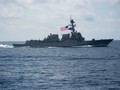 Chiến hạm USS Wayne E. Meyer của Mỹ (Ảnh: Reuters)