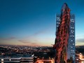 Phối cảnh tòa tháp Top Tower có hình dạng xác tàu đắm giữa lòng Prague (Ảnh: CNN)