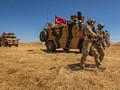 Lực lượng vũ trang Thổ Nhĩ Kỳ tại khu vực gần biên giới Syria (Ảnh: Washington Post)