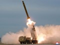 Mẫu tên lửa KN-25 của Triều Tiên (Ảnh: KCNA)