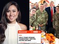 Nữ nhà báo Jessica Kwong (trái) bị sa thải vì đưa thông tin sai về hoạt động của Tổng thống Trump (Ảnh: DailyMail)