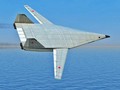 Mẫu máy bay tầm xa PAK DA của Nga (Ảnh: Sputnik)