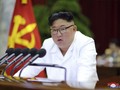 Chủ tịch Kim Jong-un trong cuộc họp Đảng Lao động Triều Tiên tổ chức ngày 29/12/2019 (Ảnh: KCNA)