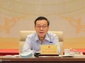 Phó chủ tịch Quốc hội Phùng Quốc Hiển tại phiên giải trình về phát triển điện lực tới năm 2030, ngày 7/9 (Ảnh: Hoàng Giang)