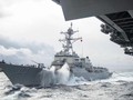 Tàu USS John Finn của Mỹ tại khu vực Ấn Độ-Thái Bình Dương ngày 14/1/2021 (Ảnh: SCMP)