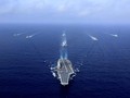 Nhóm tác chiến tàu sân bay Liêu Ninh của Trung Quốc (Ảnh: AFP)