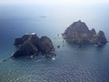 Nhóm đảo tranh chấp mà Hàn Quốc gọi là Dokdo, còn Nhật BẢn gọi là Takeshima (Ảnh: VOA)