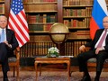Lãnh đạo Mỹ, Nga trong cuộc gặp tại Geneva, Thụy Sĩ hôm 16/6 (Ảnh: Axios)