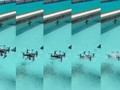 Mẫu drone Trung Quốc đang phát triển liên tục lặn ngụp xuống nước và bay lên không mà vẫn hoạt động bình thường (Ảnh: SCMP)