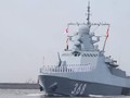 Căn cứ Hải quân Sevastopol của Nga chuẩn bị đón nhận tàu tuần tra Viktor Veliky (Ảnh: Iz.ru)