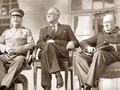 Lãnh đạo Liên Xô, Mỹ và Anh tại hội nghị quốc tế Tehran năm 1943 (Ảnh: AIF)