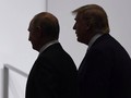 Tổng thống Putin và Tổng thống Trump trước khi chụp ảnh chung tại Hội nghị thượng đỉnh G20 ở Osaka, Nhật Bản năm 2019 (Ảnh: AP)