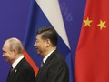 Tổng thống Nga Vladimir Putin và Chủ tịch Tập Cận Bình tại Bắc Kinh ngày 26/4/2019 (Ảnh: Getty)
