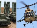 Hệ thống phòng không S-400 và trực thăng Mi-8 (Ảnh: Military Watch)