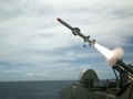 Tên lửa Harpoon (Ảnh: Hải quân Mỹ).