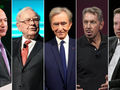 Jeff Bezos, Warren Buffett, Bernard Arnault, Larry Ellison và Elon Musk trở nên giàu hơn rất nhiều trong những năm gần đây (Ảnh: CNN)