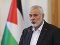 Thủ lĩnh cấp cao của Hamas, Ismail Haniyeh, phát biểu trong cuộc họp báo ở Tehran, Iran, ngày 26/3/2024 (Ảnh: Reuters)
