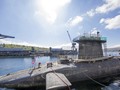 Tàu ngầm lớp Vanguard HMS Vigilant, cập cảng Căn cứ Hải quân HM Clyde, Scotland, ngày 29/4/2019 (Ảnh: AFP)