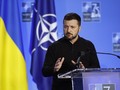 Tổng thống Ukraine Volodymyr Zelensky tại hội nghị thượng đỉnh NATO vào tháng 7/2024 (Ảnh: Getty)
