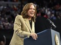 Bà Kamala Harris phát biểu trong một sự kiện tranh cử ở Glendale, Arizona, ngày 9/8 (Ảnh: AFP)