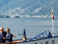 Ngoại trưởng Italy Antonio Tajani (trái) và người đồng cấp Thụy Sĩ Ignazio Cassis tại Ascona, Thụy Sĩ, ngày 12/8 (Ảnh: AFP)