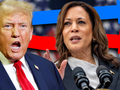 Hai ứng viên Donald Trump và Kamala Harris đang có cuộc đua sát nút (Ảnh: Independent)