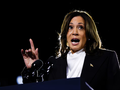 Phó Tổng thống Mỹ Kamala Harris có bài phát biểu tại National Mall hôm 29/10. Ảnh: Reuters