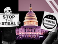 Chiến dịch "bầu cử bị đánh cắp" nổ ra trong vụ tấn công Đồi Capitol ngày 6/1/2021 vẫn đang diễn ra (Ảnh: FT)