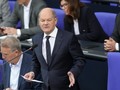 Thủ tướng Đức Olaf Scholz tham gia phiên chất vấn Chính phủ Liên bang tại phiên họp toàn thể của Bundestag ở Berlin vào ngày 4/12. Ảnh: Getty.