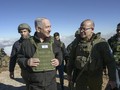 Thủ tướng Benjamin Netanyahu thăm lực lượng Israel ở vùng đệm bên trong lãnh thổ Syria ngày 17/12. Ảnh: Văn phòng Thủ tướng Israel.
