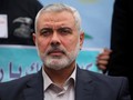Lãnh đạo chính trị Hamas Ismail Haniyeh tham dự một cuộc duyệt binh ở Gaza. Ảnh: Getty.