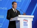 Phó Chủ tịch Hội đồng An ninh Nga và lãnh đạo đảng Nước Nga Thống nhất Dmitry Medvedev. Ảnh: Sputnik.