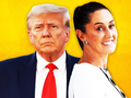 Tổng thống đắc cử Mỹ Donald Trump và Tổng thống Mexico Claudia Sheinbaum lao vào cuộc khẩu chiến kéo dài. Ảnh: DailyBeast.