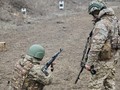 Binh sĩ Ukraine trong một buổi huấn luyện. Ảnh: Getty.