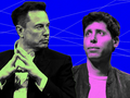 Từ chỗ bạn bè, Elon Musk và Sam Altman đã trở thành địch thủ không đội trời chung. Ảnh: Wired.