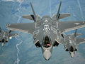 Ba máy bay chiến đấu F-35 Lightning II của Không quân Mỹ. Ảnh: BI.