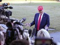 Tổng thống Mỹ Donald Trump trả lời phỏng vấn. Ảnh: Getty.