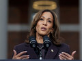 Phó Tổng thống Kamala Harris có bài phát biểu thừa nhận thất bại tại Washington, DC ngày 6/11 (Ảnh: Reuters)