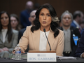 Giám đốc Tình báo Quốc gia Tulsi Gabbard phát biểu trước Ủy ban Tình báo Thượng viện. Ảnh: Getty.