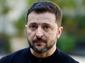 Nhà lãnh đạo Ukraine Volodymyr Zelensky tại Paris, Pháp ngày 27/3. Ảnh: Getty.