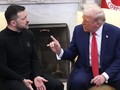 Tổng thống Ukraine Volodymyr Zelensky và Tổng thống Mỹ Donald Trump có pha tranh cãi nảy lửa tại Nhà Trắng hôm 28/2. Ảnh: Getty.