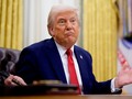 Tổng thống Mỹ Donald Trump tại Phòng Bầu dục vào ngày 31/3. Ảnh: Getty.