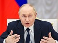 Tổng thống Nga Vladimir Putin phát biểu trong cuộc họp với các doanh nhân tại Moscow, Nga, ngày 26/5. Ảnh: Sputnik.