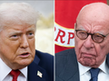 Tổng thống Mỹ Donald Trump và trùm truyền thông Rupert Murdoch. Ảnh: Getty.