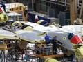 Sản xuất chiến đấu cơ Su-57 tại Nhà máy máy bay Komsomolsk ở Amur. Ảnh: MW.