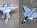 Chiến đấu cơ Su-35 của Nga (trái) và J-10C của Trung Quốc. Ảnh: MW.